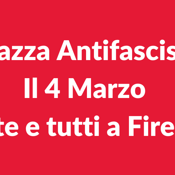 MANIFESTAZIONE ANTIFASCISTA 4 MARZO