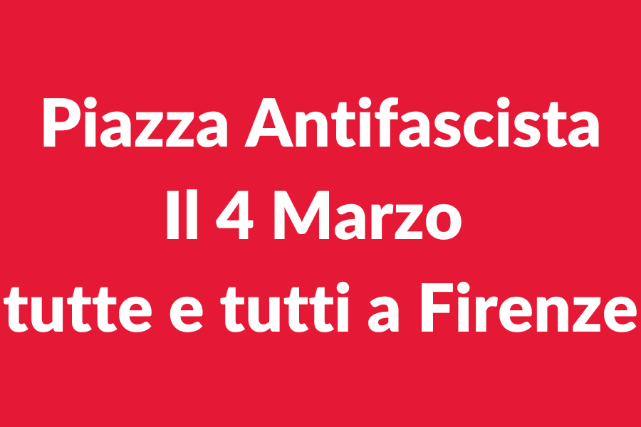 MANIFESTAZIONE ANTIFASCISTA 4 MARZO