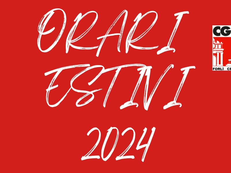 orari estivi 2024