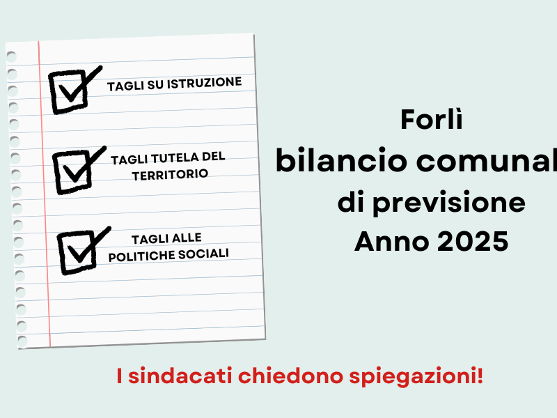 bilancio comune forli 2025