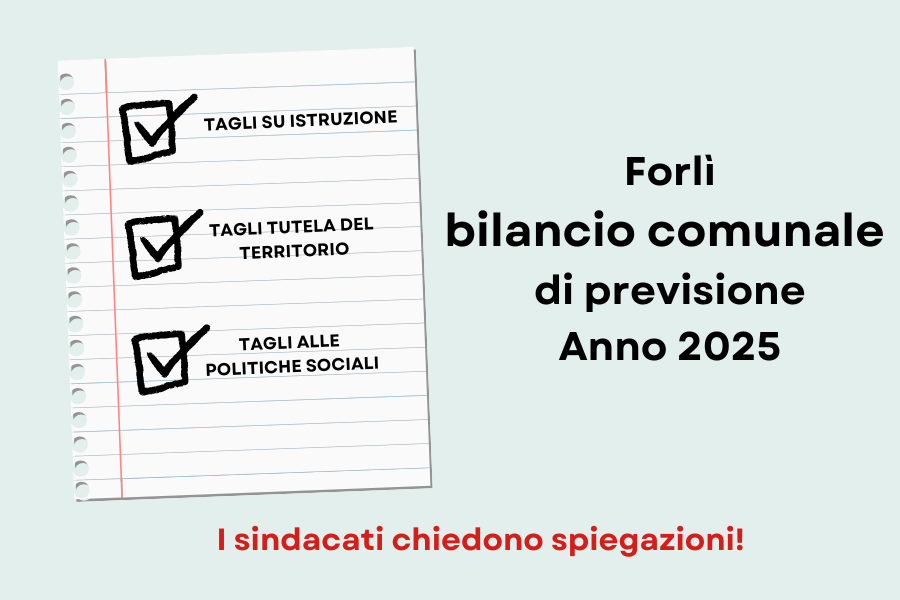 bilancio comune forli 2025