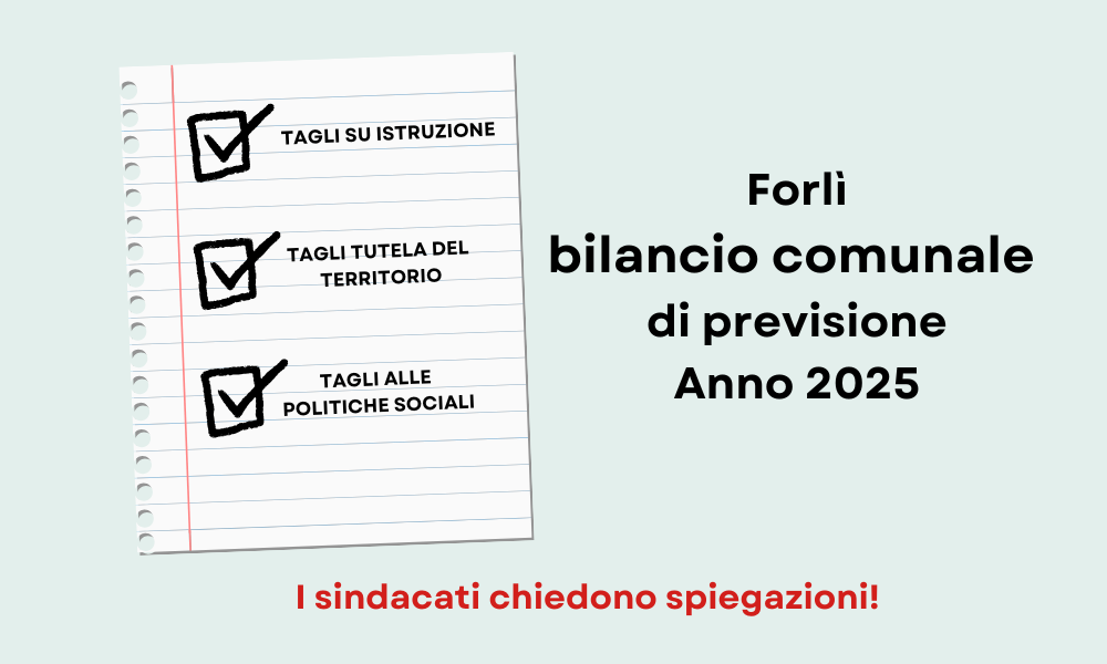 bilancio comune forli 2025